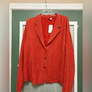 NWT Rafael Crushed Crinkle Blazer Sz XL